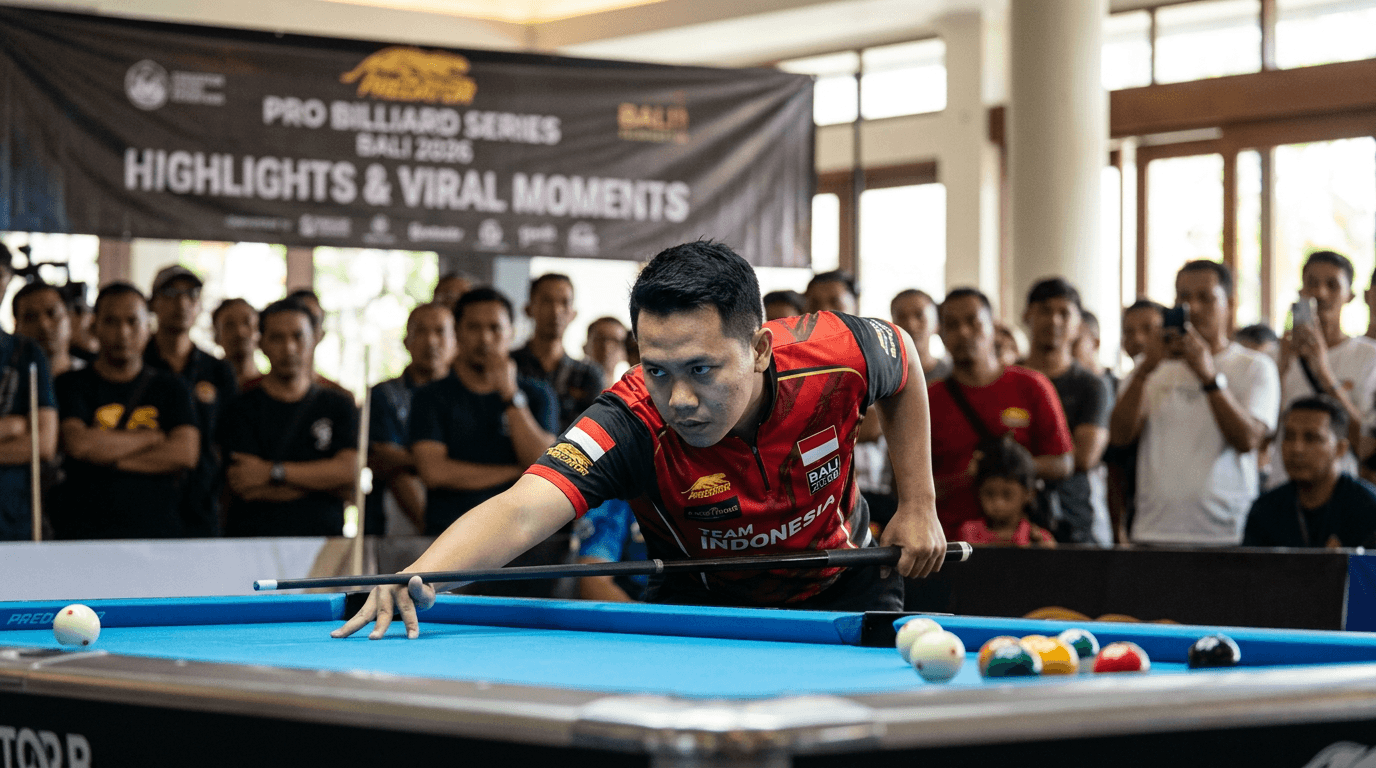 Predator Pro Billiard Series Bali 2026: Highlights dan Momen Viral Hari Ini
